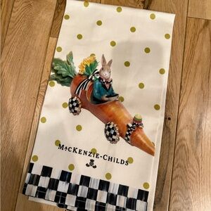 MacKenzie-Childs Captain Carrot Tea Towel